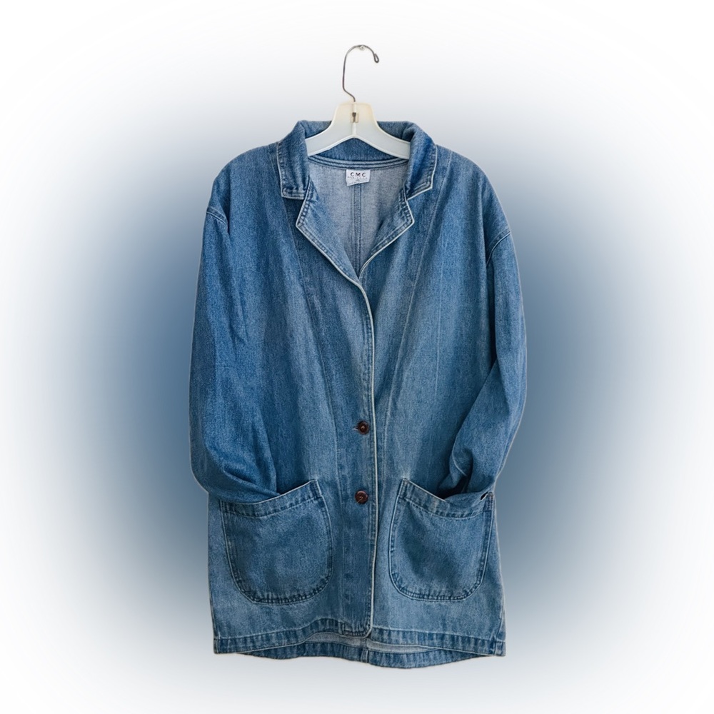 VINTAGE DENIM CMC DOUBLE BREASTED JACKET